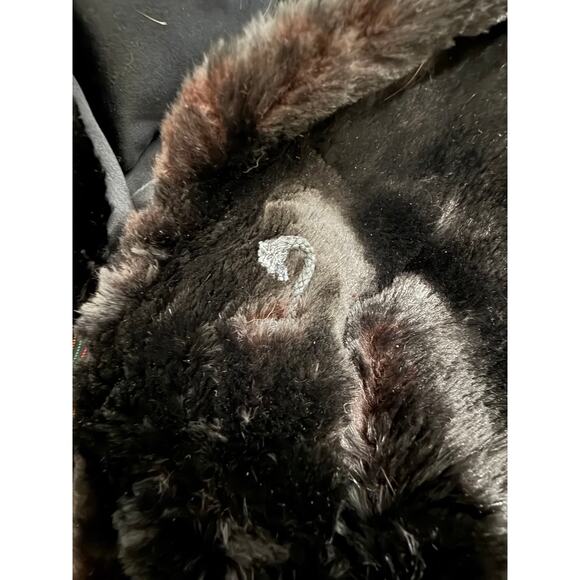 Vintage Luthel Furs Black Heavy Fur Overcoat - Women's 10 - Picture 4 of 9